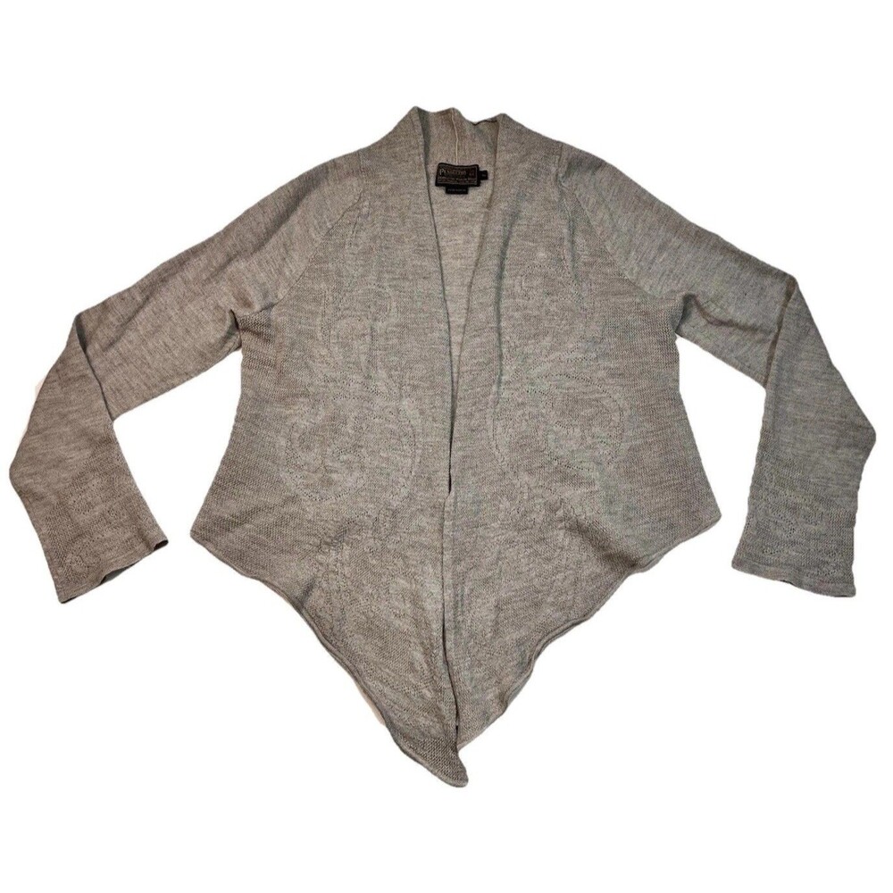 Pendleton Women’s XL Tan Cardigan Open Front - Fits like Medium See Measurements
